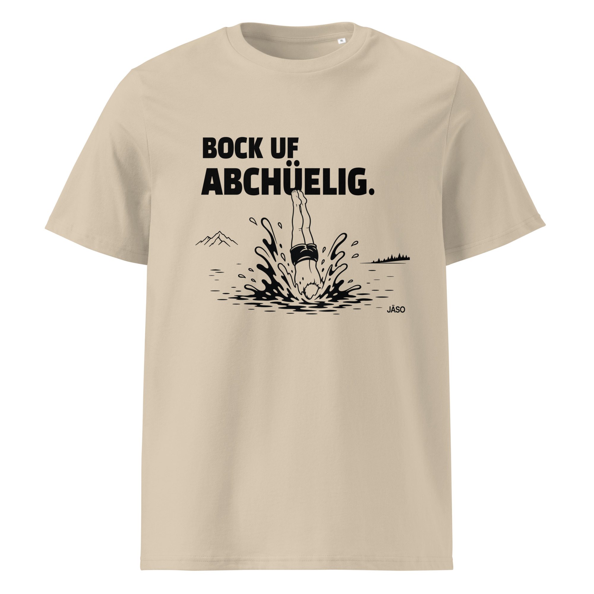 JÄSO Shirt – Bock uf Abchüelig – Desert Dust