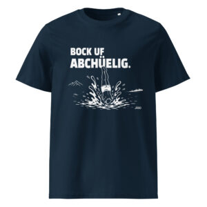JÄSO Shirt – Bock uf Abchüelig – Navy Blue