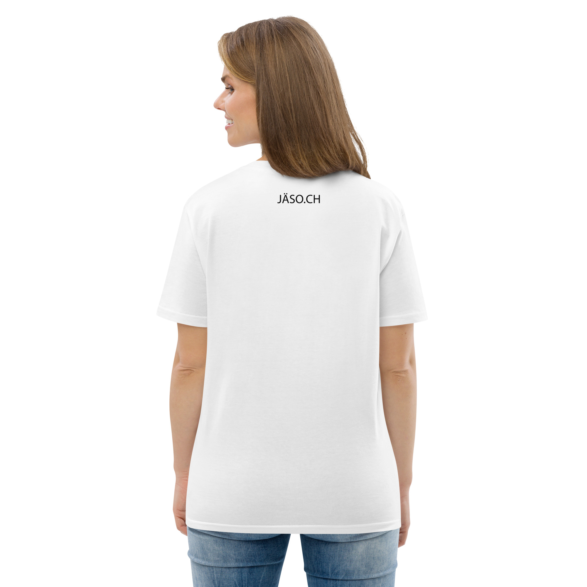 JÄSO Shirt – Classic Logo – Weiss – Bild 3